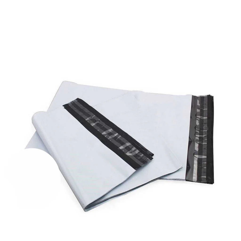 Plain White Courier Flyer bags